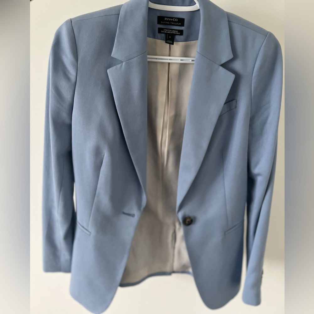 RW&CO light blue suit